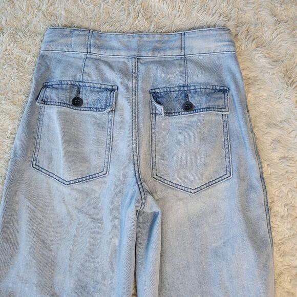 We The Free Paloma Slouchy Pleated Jeans Size 26 - Picture 8 of 9